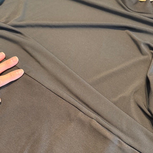 PLANET BY LAUREN G Matte Jersey Smock Tunic in Black - Picture 9 of 9